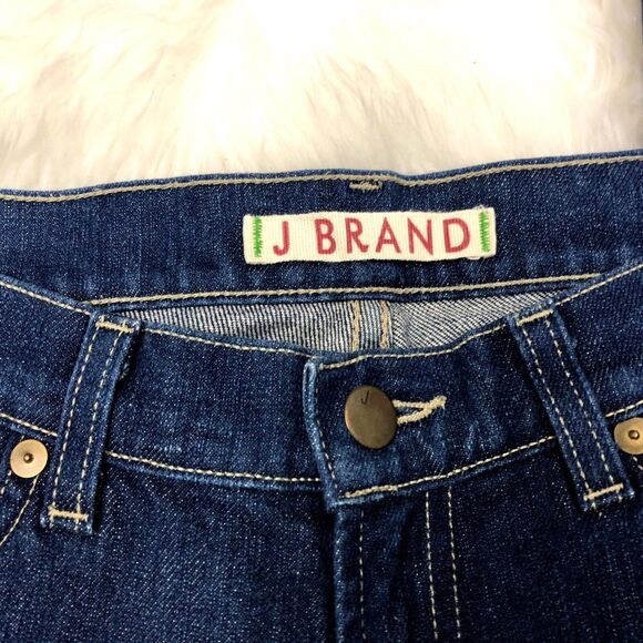 J Brand 27 Womens Dark Wash Ankle Zipper Skinny Denim Jeans - Picture 5 of 8